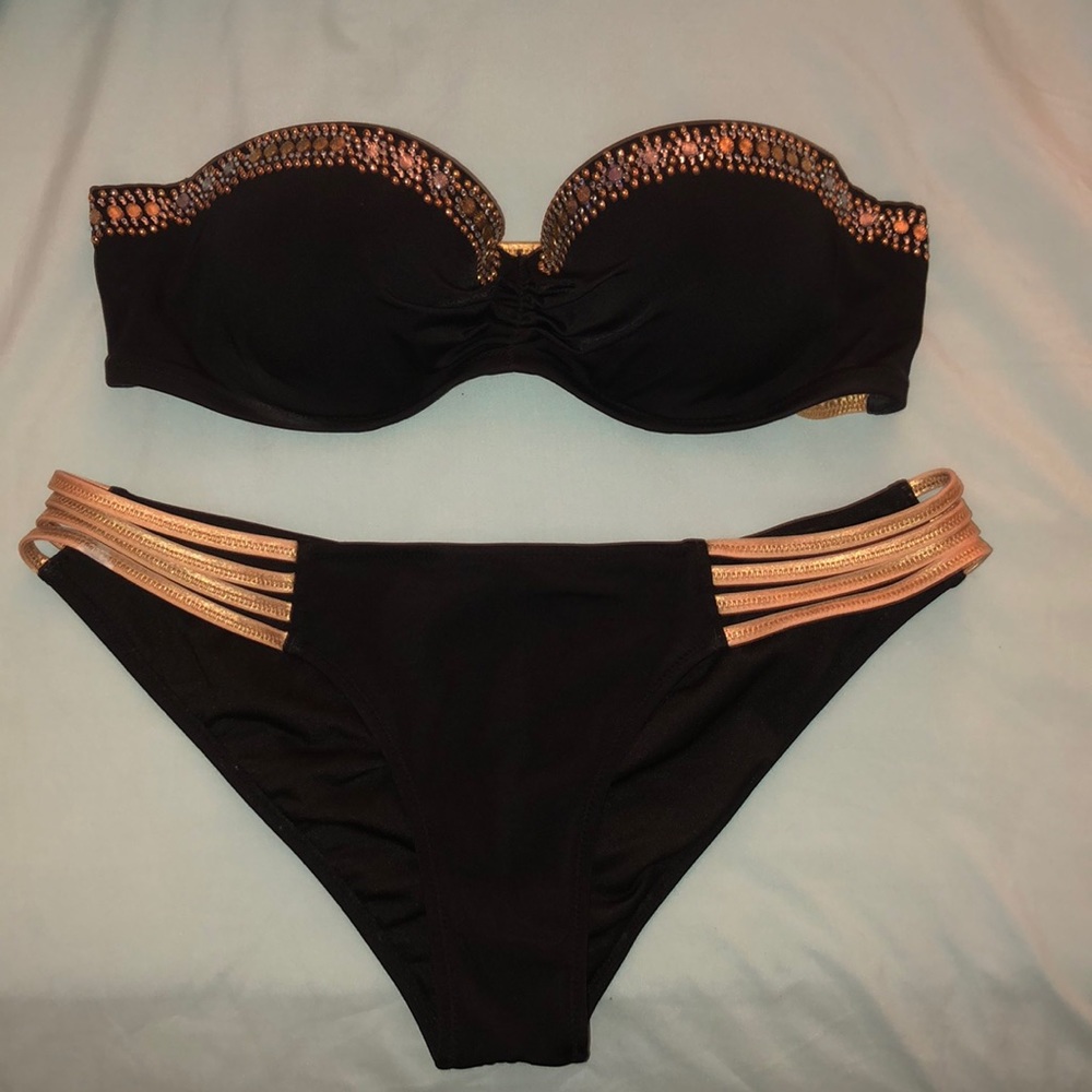 VS Pink bikini set!!